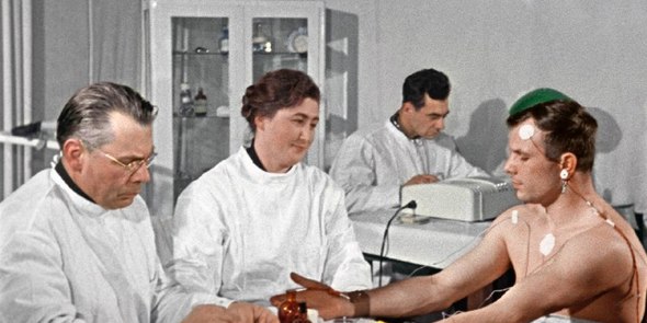 Торжественная передача датчиков Ю.А.Гагарина