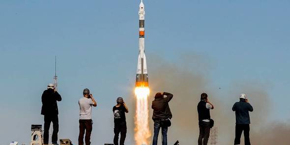 Прямая трансляция старта космического корабля «Союз МС-15»