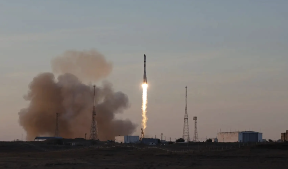 «Прогресс МС-35» отправился к МКС, Павел Гайдук прокомментировал трансляцию запуска в кинозале Музея космонавтики