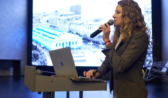 В рамках празднования 55-летия с момента дня открытия монумента «Покорителям космоса» в Музее космонавтики Дарья Чудная прочитала лекцию «История монумента "Покорителям космоса"»