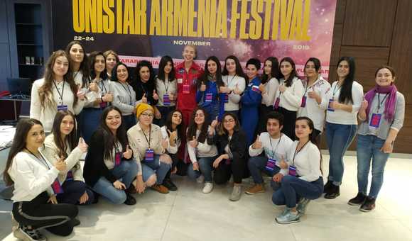 С 22 ноября по 24 ноября в Ереване прошёл фестиваль Unistar Armenia. Соорганизаторами международного события стали общественное движение Unity, Дом-музей Мартироса Сарьяна и московский Музей космонавтики. Программа фестиваля была посвящена космосу, науке, искусству, благотворительности и Армении.