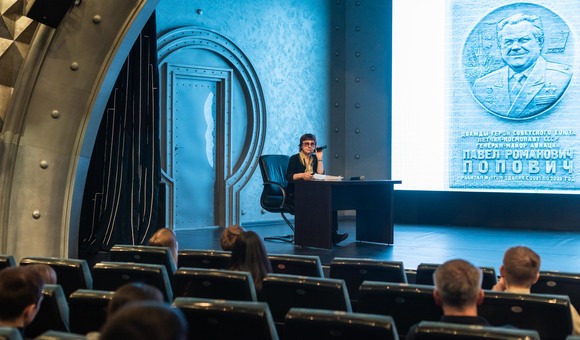 Лекция «Космонавтика на карте Москвы» прошла в Музее космонавтики в рамках Дня исторического и культурного наследия.