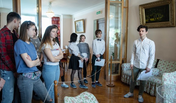 В Мемориальном доме-музее академика С.П. Королёва успешно проходят демонстрационные экзамены для участников межведомственного образовательного проекта «Московский экскурсовод». 