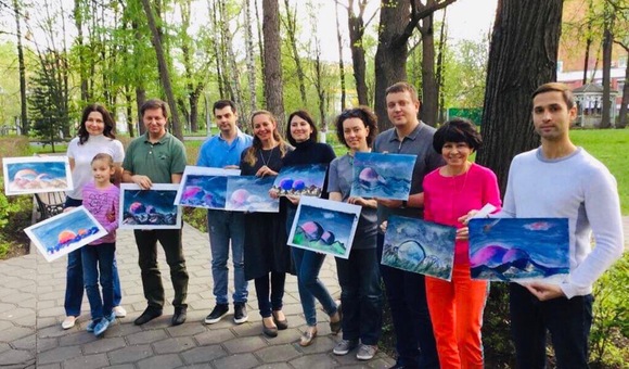 В Мемориальном доме-музее академика С.П. Королёва прошёл мастер-класс рисования акварелью при участии космонавта-испытателя Андрея Николаевича Бабкина.